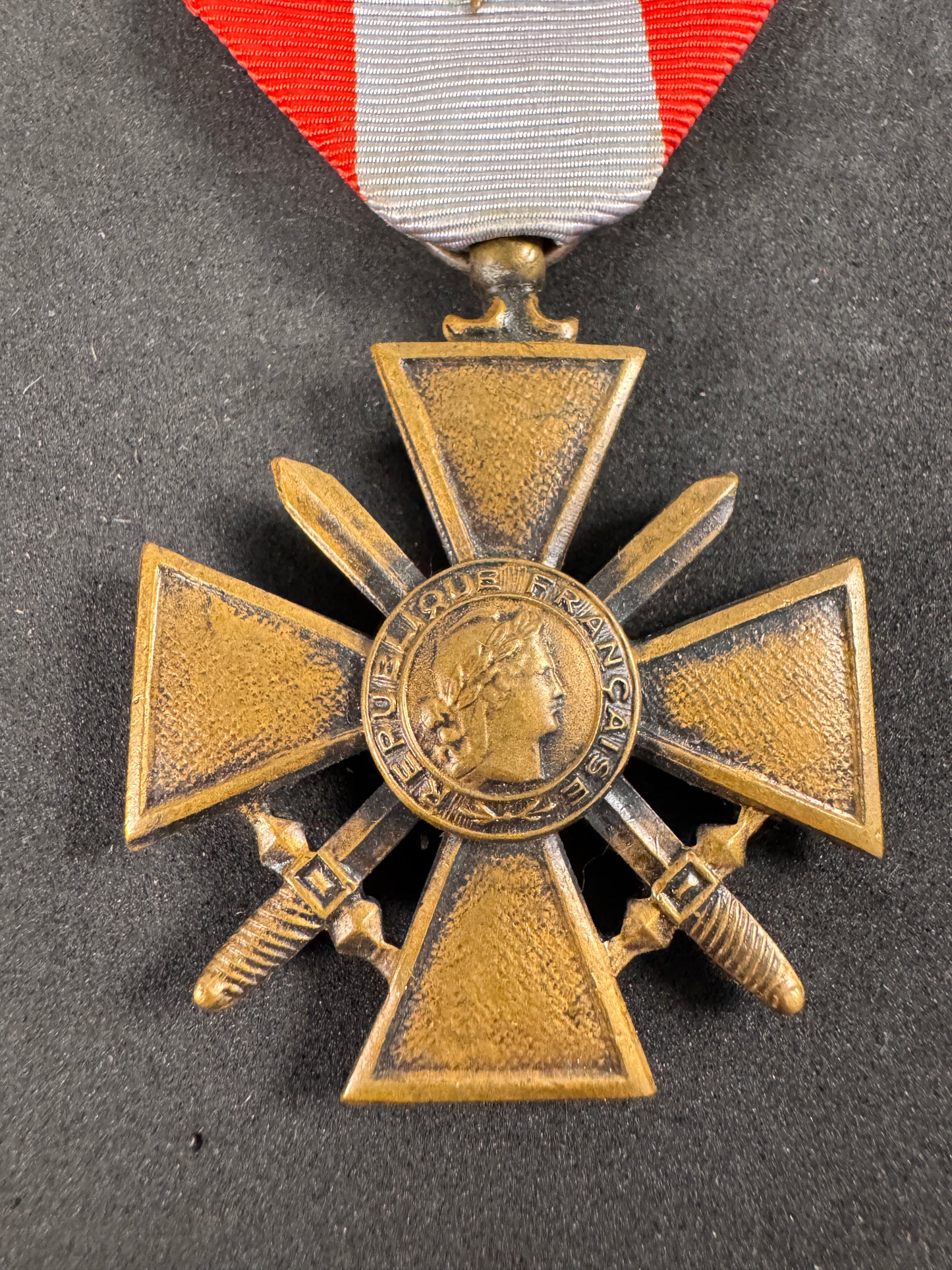 1921 French Cross for Military Valour TOE Medal - French Foreign Legion