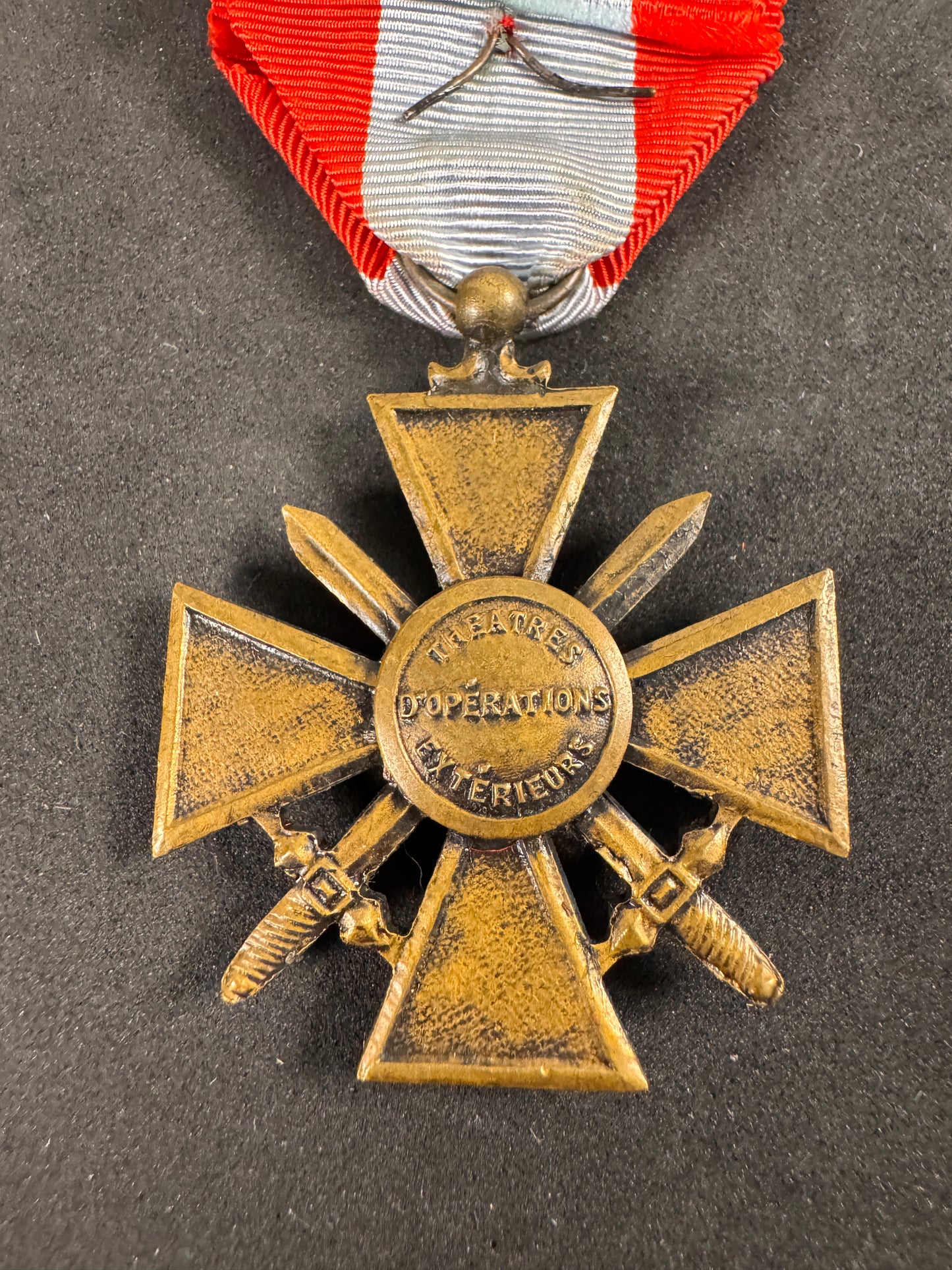 Photo 3 of 1921 French Cross for Military Valour TOE Medal - French Foreign Legion - collectible militaria item