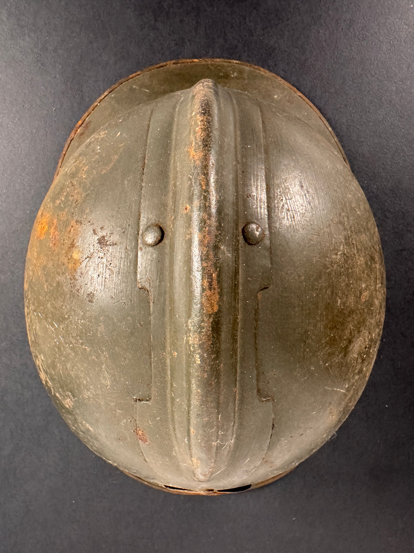 Photo 6 of WW2 French M26 Adrian Helmet - Navy Marine - collectible militaria item