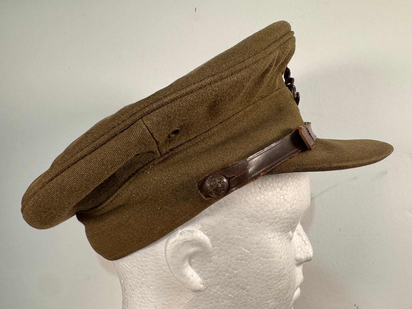 Photo 7 of Original WWII / WW2 British Royal Artillery Officer’s Service Cap - collectible militaria item