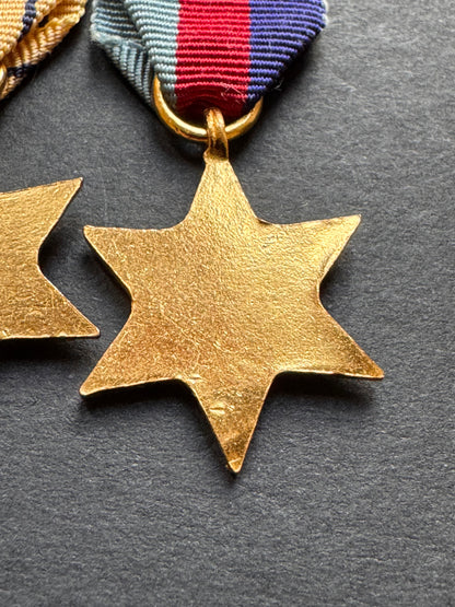 Photo 3 of WW2 British 8th Army Africa, Italy, France & German Campaigns Miniature Medals - collectible militaria item