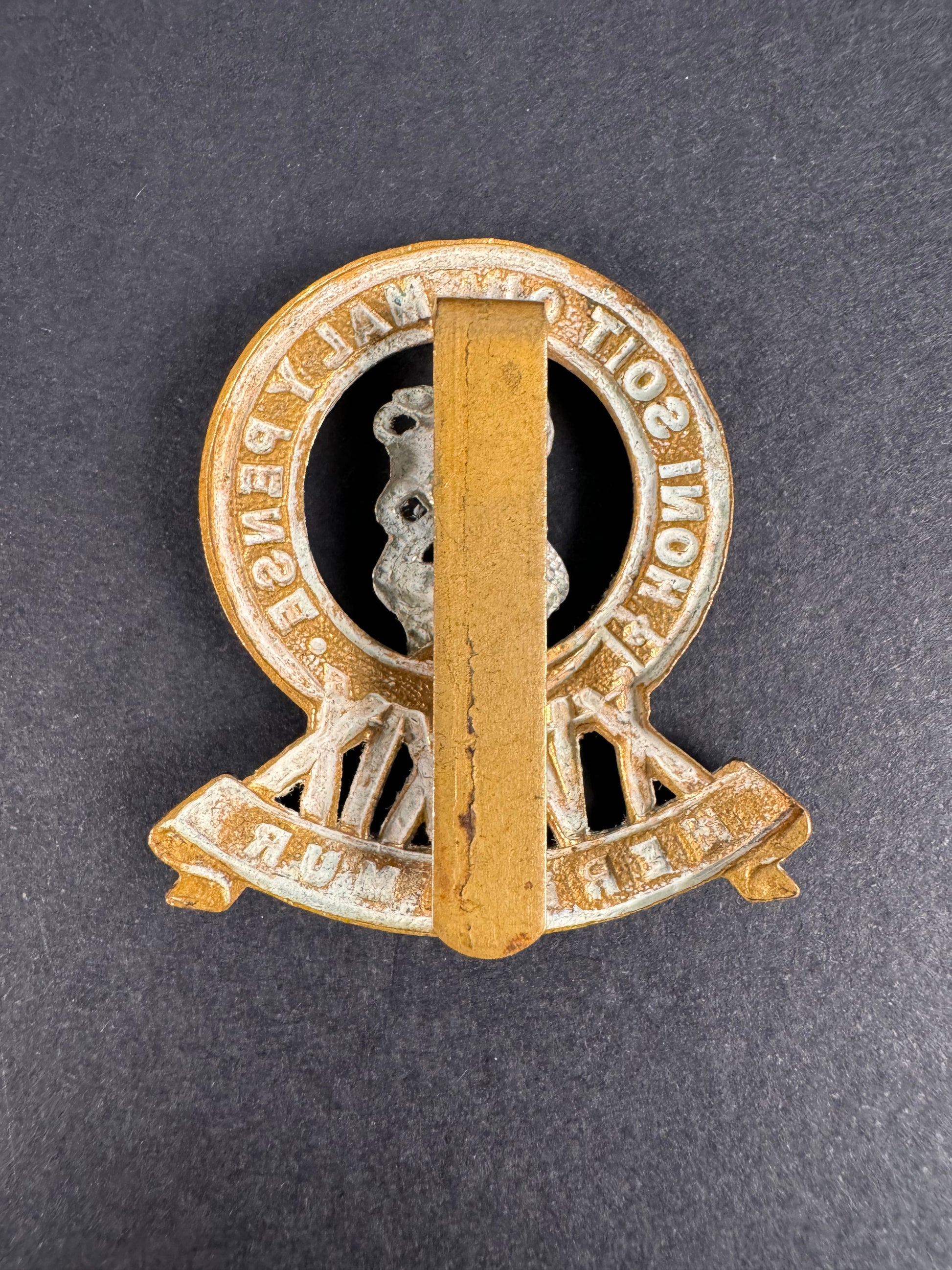 Photo 2 of WW2 British Army XV XIX 15th 19th Hussars Cavalry Cap Badge - collectible militaria item