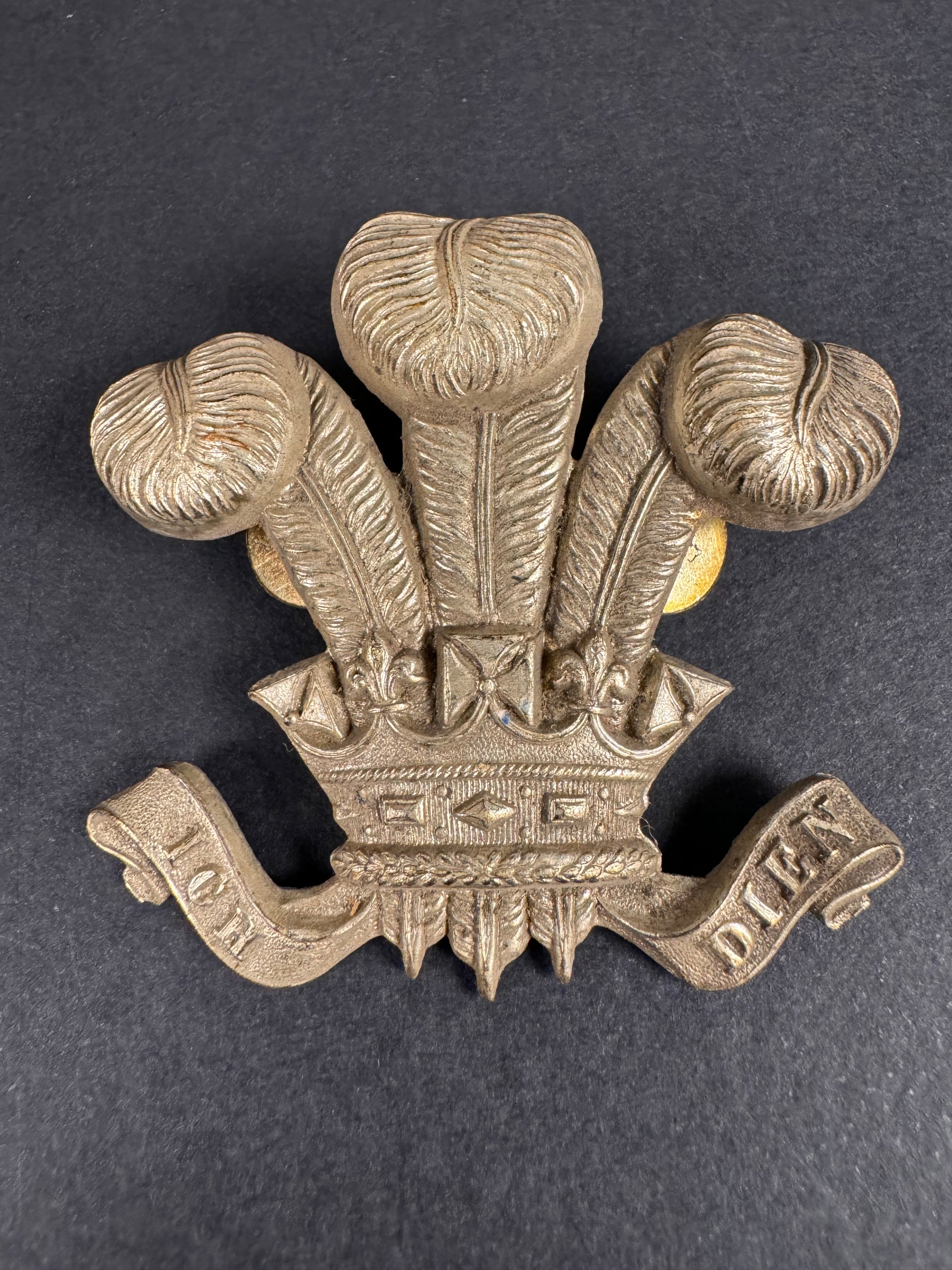 Photo 1 of Victorian British Army 10th Hussars Sergeant's Uniform Arm Badge - collectible militaria item