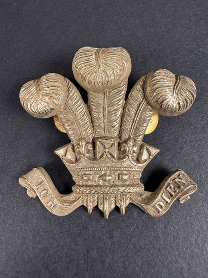 Photo 1 of Victorian British Army 10th Hussars Sergeant's Uniform Arm Badge - collectible militaria item