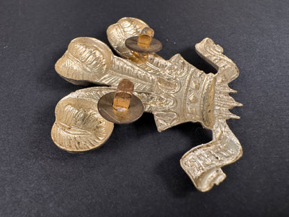 Photo 3 of Victorian British Army 10th Hussars Sergeant's Uniform Arm Badge - collectible militaria item