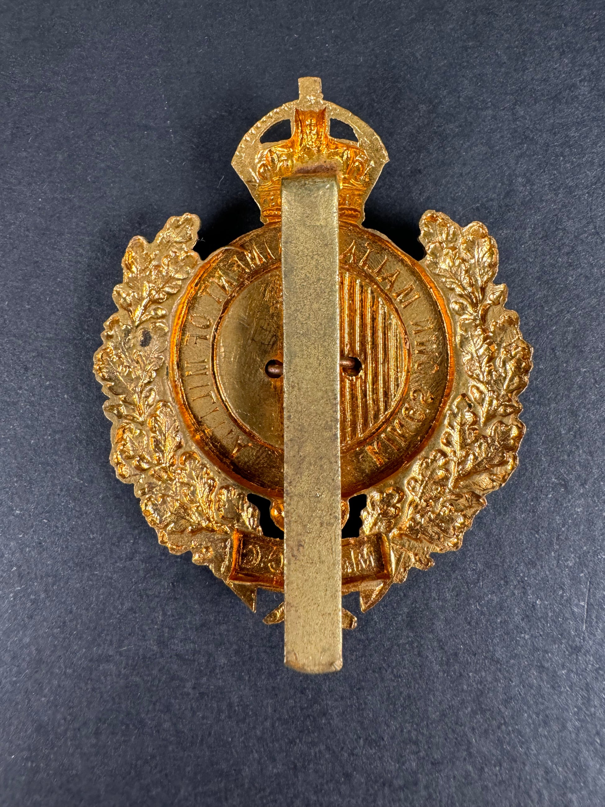 Photo 2 of WW1 British Army The King’s Own Malta Regiment of Militia Pagri Cap Badge - collectible militaria item