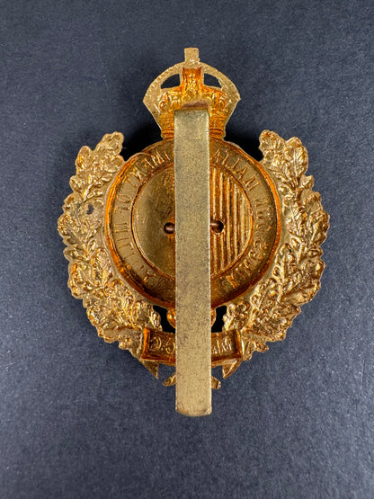 Photo 2 of WW1 British Army The King’s Own Malta Regiment of Militia Pagri Cap Badge - collectible militaria item