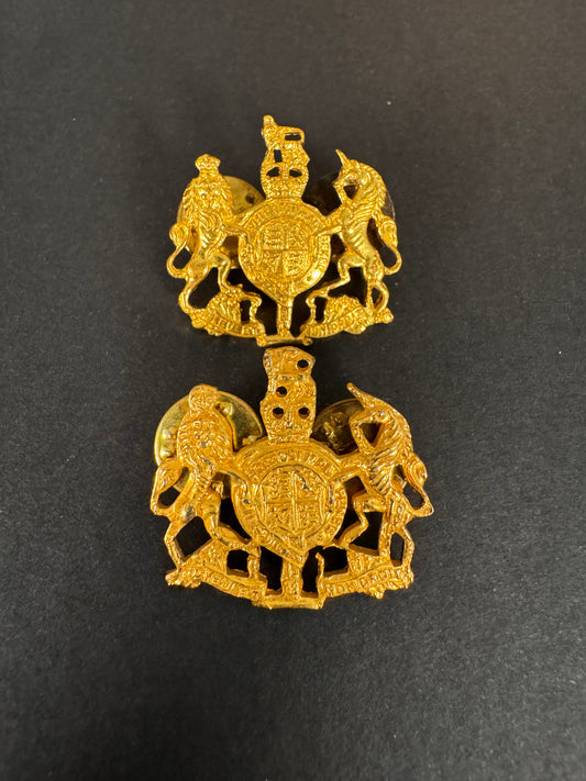 Photo 1 of British Army Warrant Officer 1st Class Shoulder Board Rank Badges - collectible militaria item