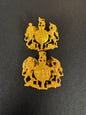 Photo 1 of British Army Warrant Officer 1st Class Shoulder Board Rank Badges - collectible militaria item