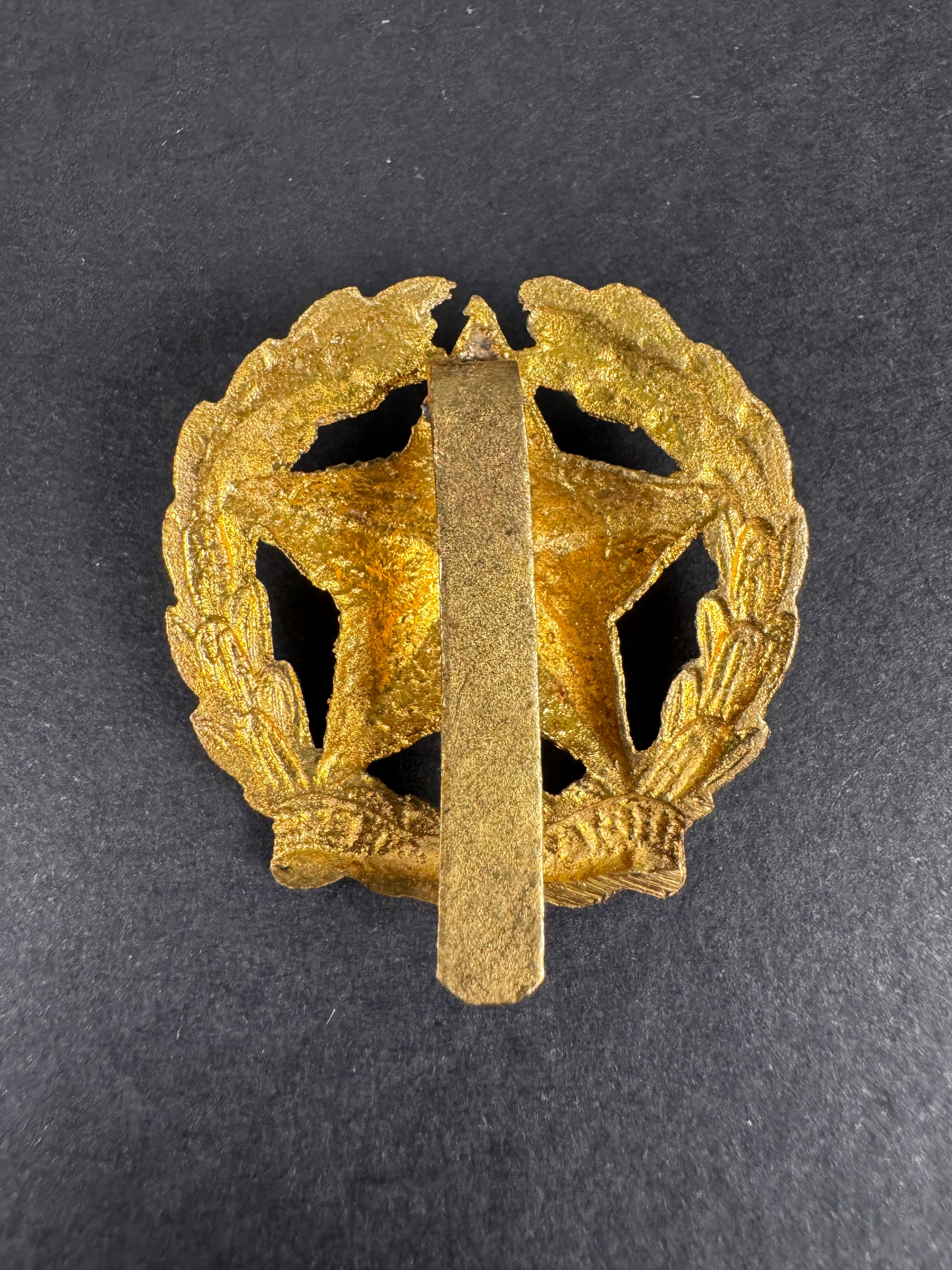 Photo 2 of WW2 Indian Army Engineers Cap Badge - collectible militaria item