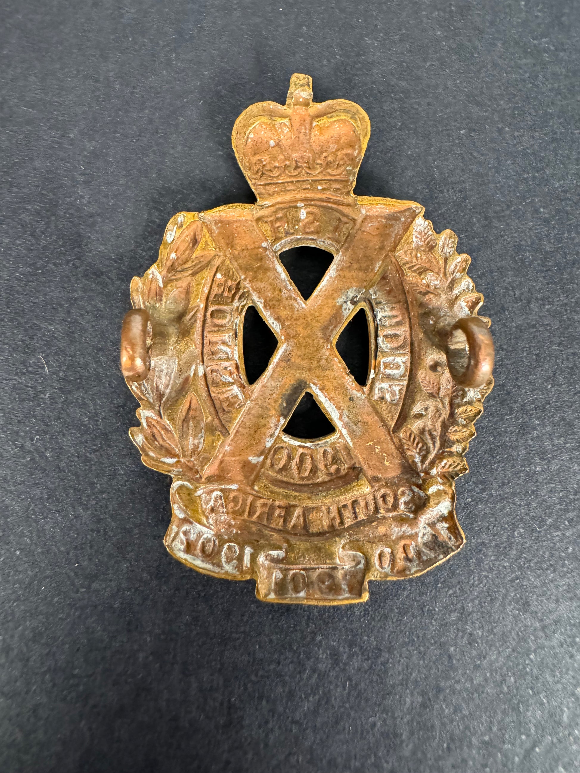 Photo 2 of WW1 British Army Scottish Horse Yeomanry Cap Badge - collectible militaria item