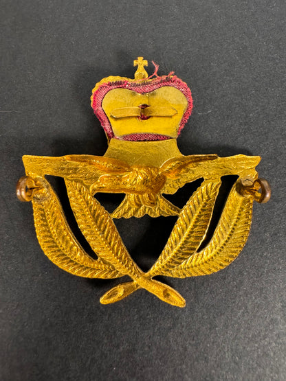 Photo 2 of Royal Air Force Officer’s Visor Cap Badge - collectible militaria item