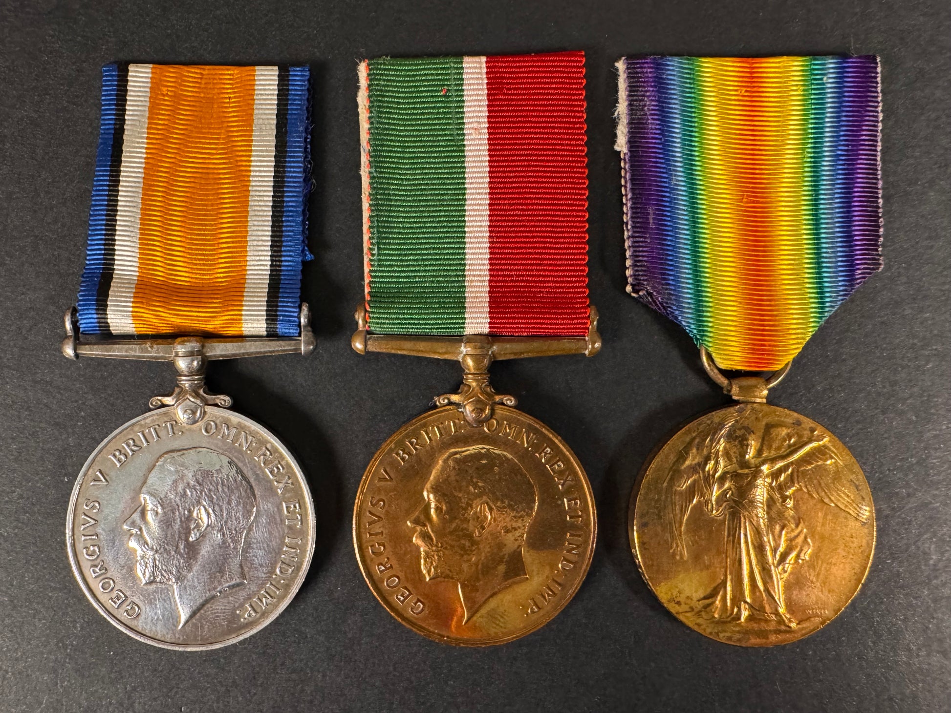 Photo 1 of WW1 British Royal Navy Reserve Mercantile Marine Medal Group - collectible militaria item