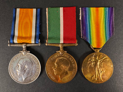 Photo 1 of WW1 British Royal Navy Reserve Mercantile Marine Medal Group - collectible militaria item
