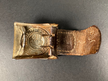 Photo 3 of WW1 German Wurttemberg M-15 Steel Belt Buckle - collectible militaria item