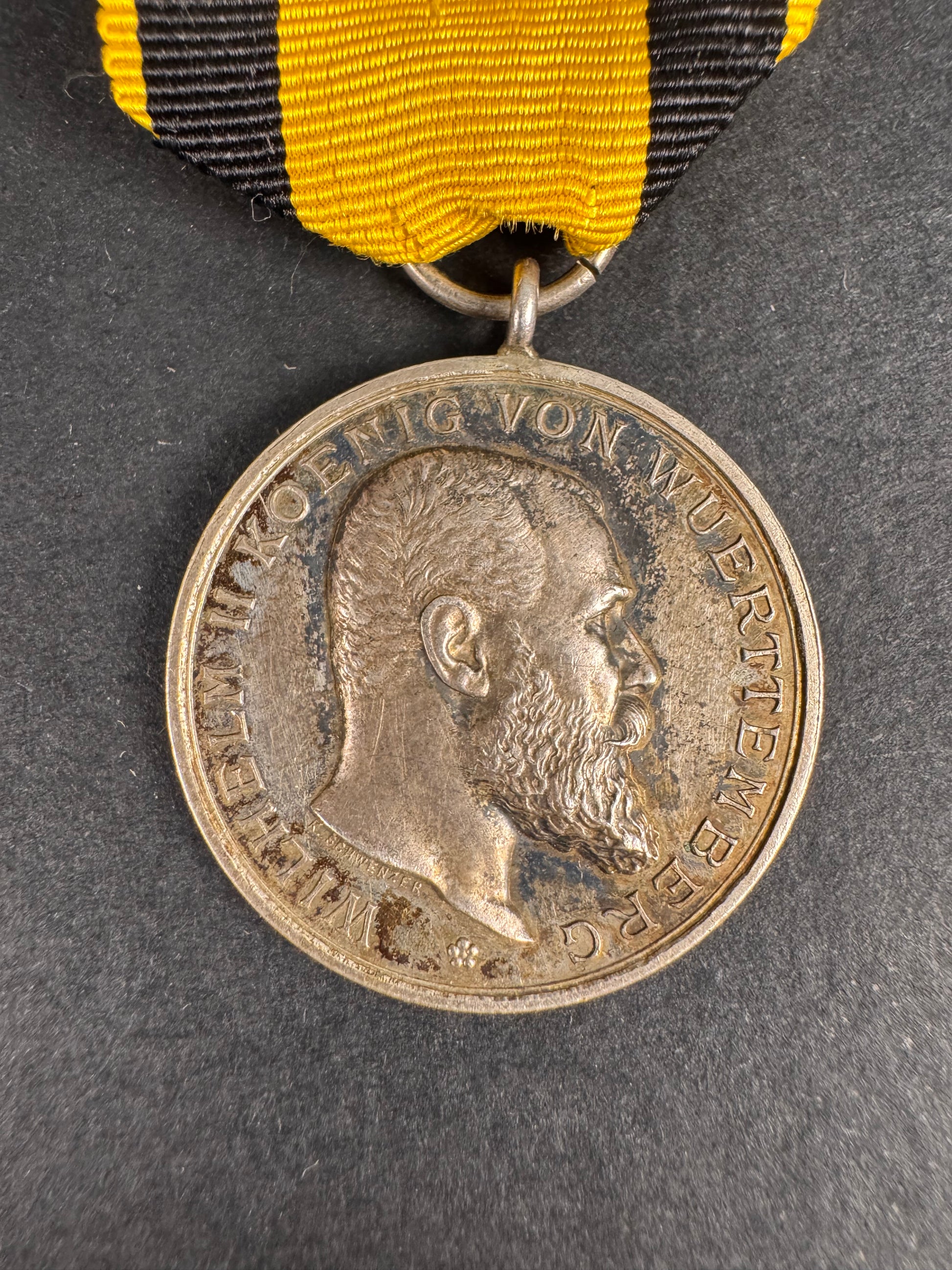Photo 2 of WW1 German Wilhelm II (1891-1918) Württemberg Bravery Medal - collectible militaria item