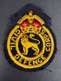 Photo 1 of After WW2 British Civil Defence Corps Uniform Arm Badge - collectible militaria item
