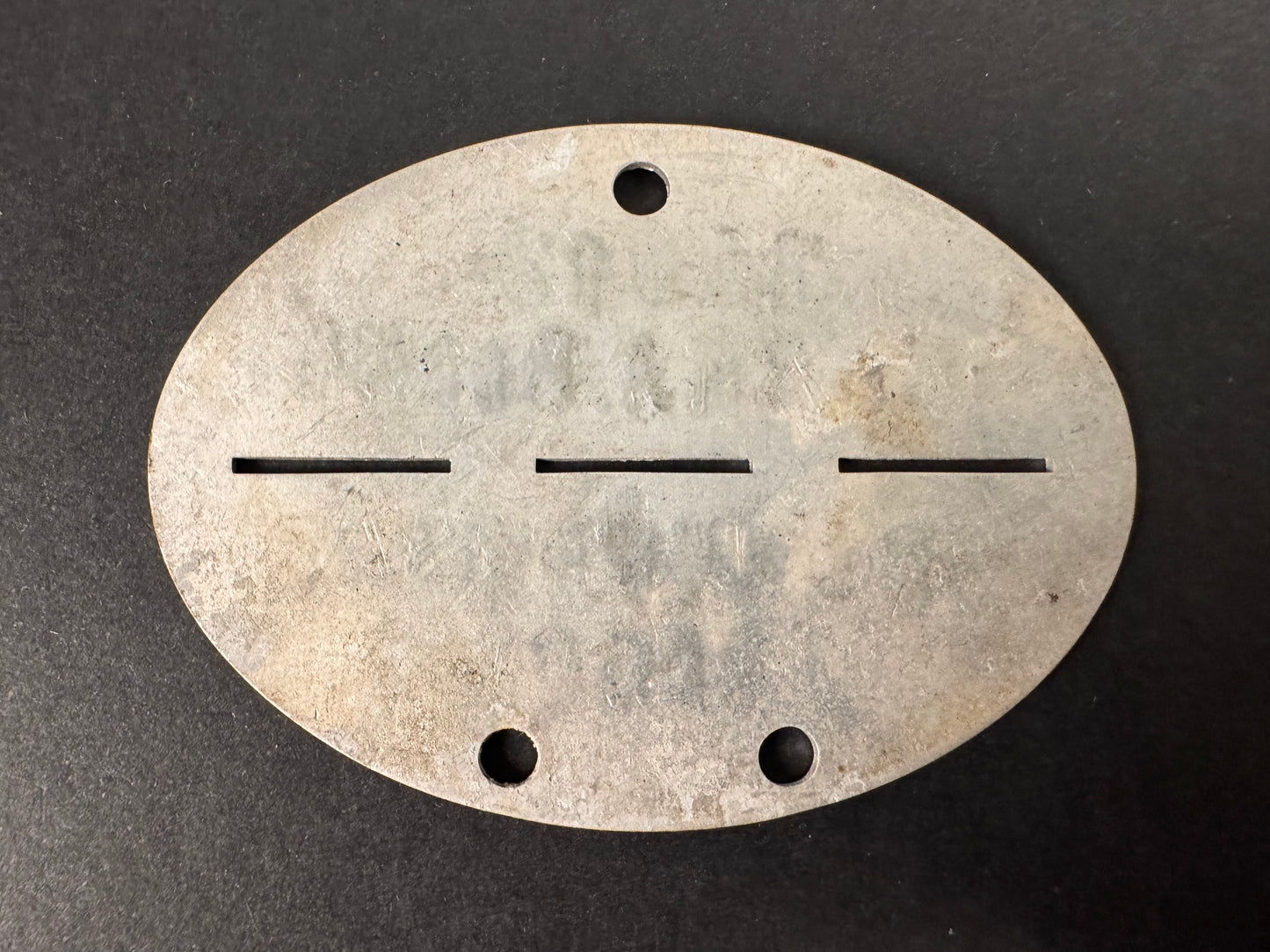 Photo 2 of WW2 German Army Dog tag ID Disc FUS.E.U.A.BTL.34 - collectible militaria item