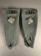 Photo 1 of WW2 British Army Royal Ulster Rifles Officer's Shoulder Rank Slide Epaulettes - collectible militaria item