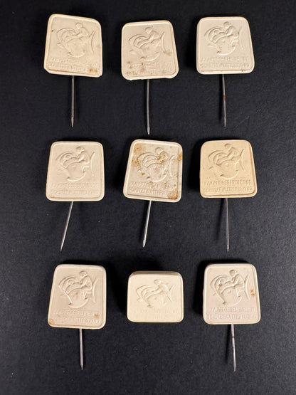 Photo 1 of WW2 German Winter Hilfs Werk WHW Maternity Donation Pin Badges - collectible militaria item