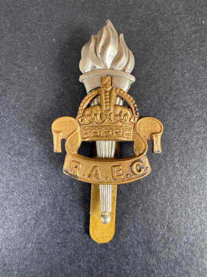 WW2 British Royal Army Education Corps (RAEC) Cap Badge