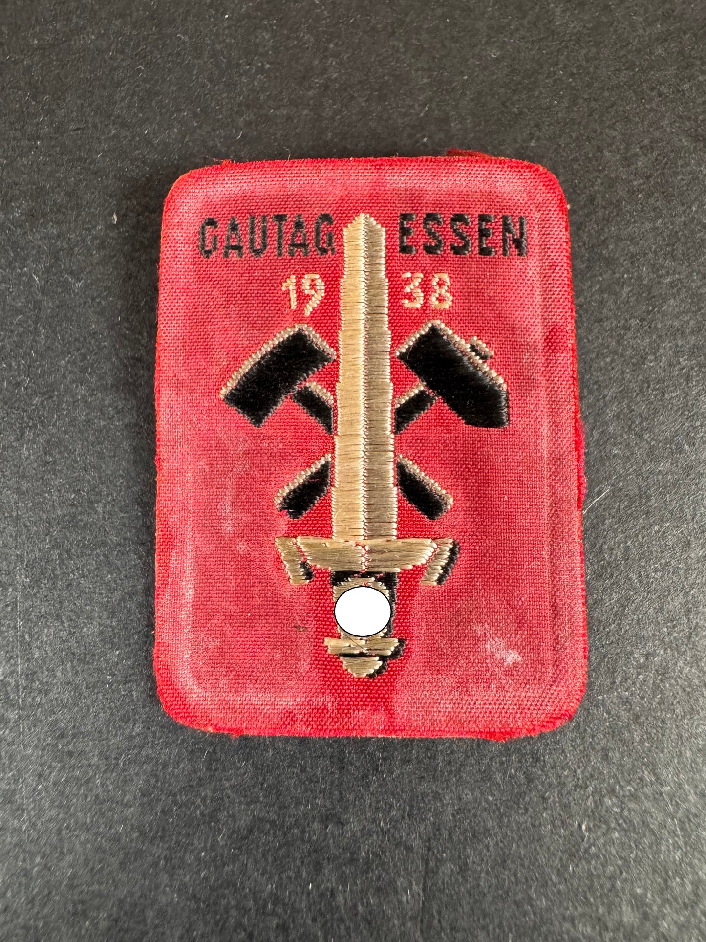 Photo 1 of Gautag Essen 1938 Third Reich Event Tinnie Badge - collectible militaria item