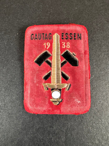Photo 1 of Gautag Essen 1938 Third Reich Event Tinnie Badge - collectible militaria item
