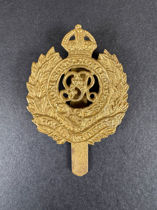 Photo 1 of WW2 British India Army Royal Engineers Pagri badge - collectible militaria item