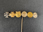 Photo 1 of Third Reich Stickpin Miniature Award Medal Bar - collectible militaria item