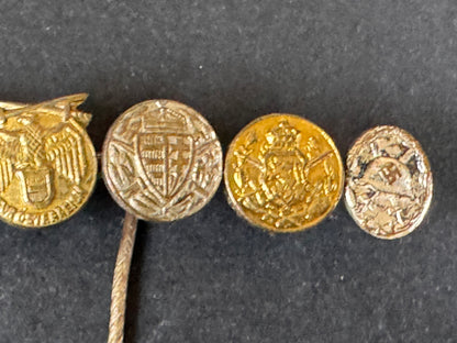 Photo 3 of Third Reich Stickpin Miniature Award Medal Bar - collectible militaria item