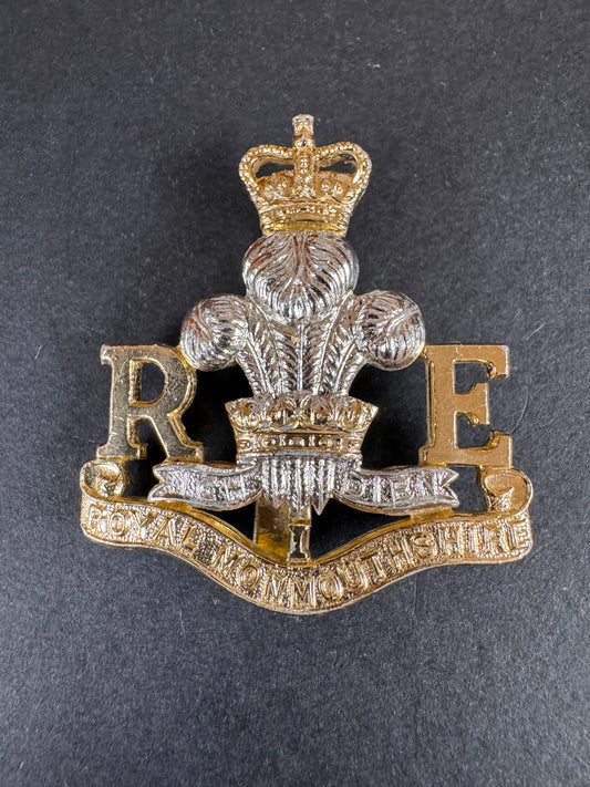 Photo 1 of After WW2 British Army Royal Monmouthshire Militia Cap Badge - collectible militaria item