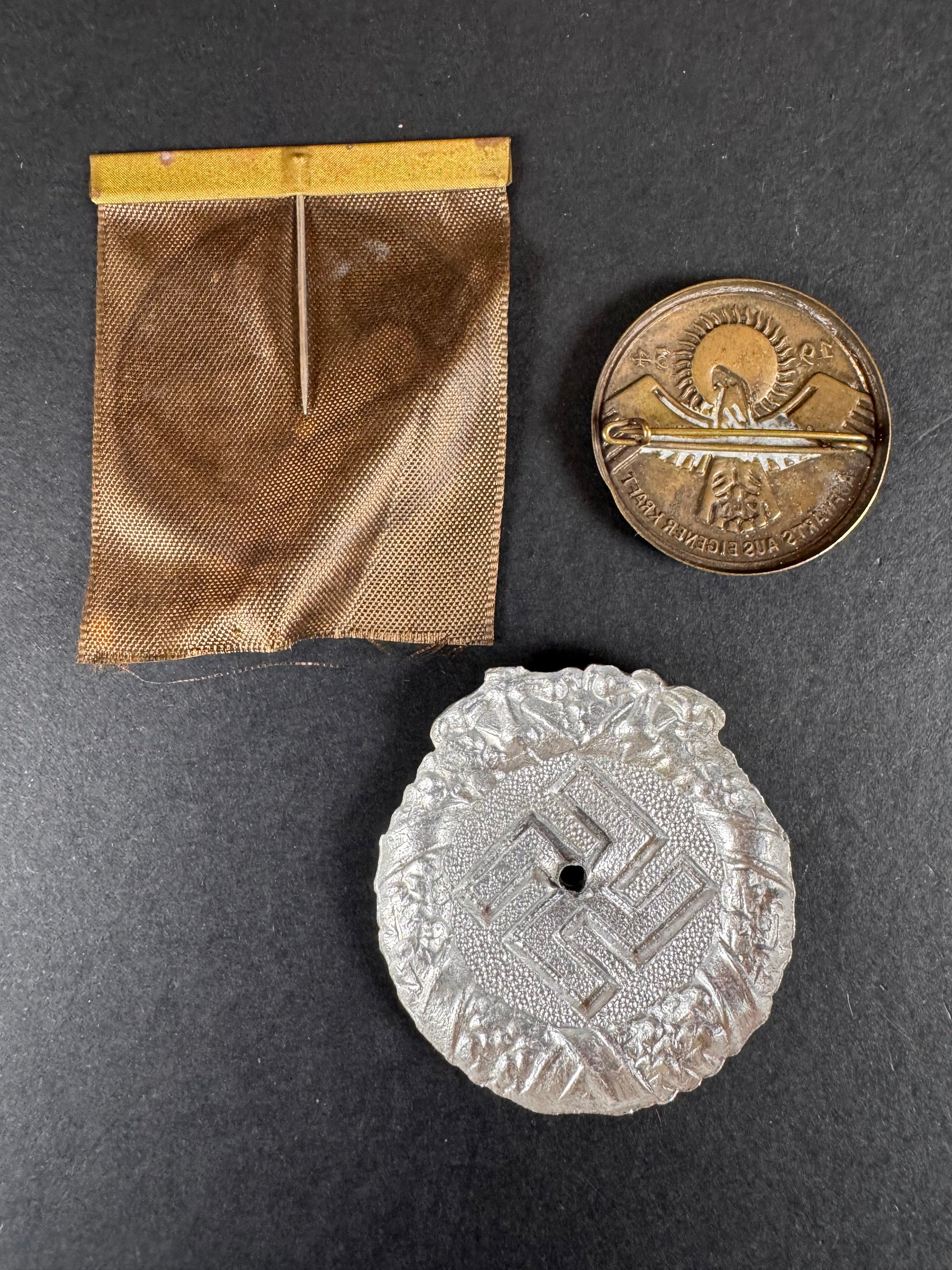Photo 3 of Third Reich Fundraising Tinnie Badges - collectible militaria item