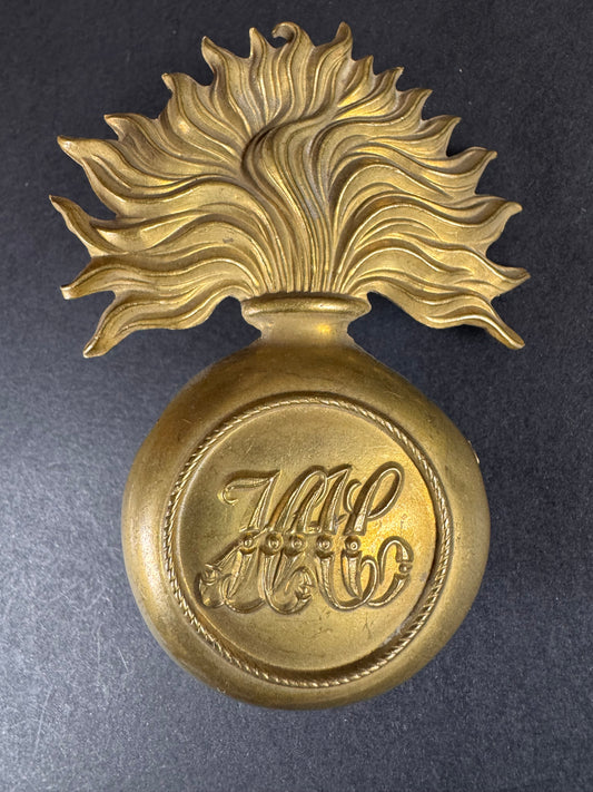 Photo 1 of Victorian British Army Honourable Artillery Company (HAC) 1879 Busby Cap Badge - collectible militaria item