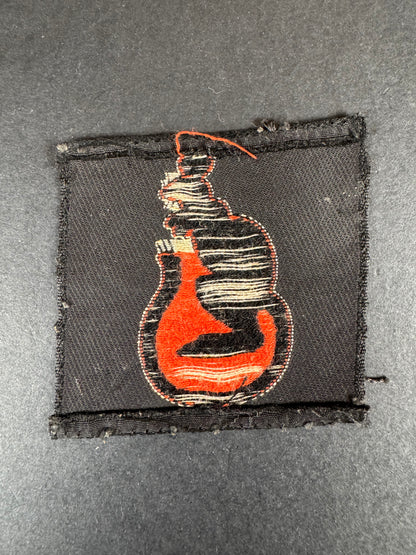 Photo 2 of WW2 British Army 7th Armoured Division Formation Sign Badge - collectible militaria item