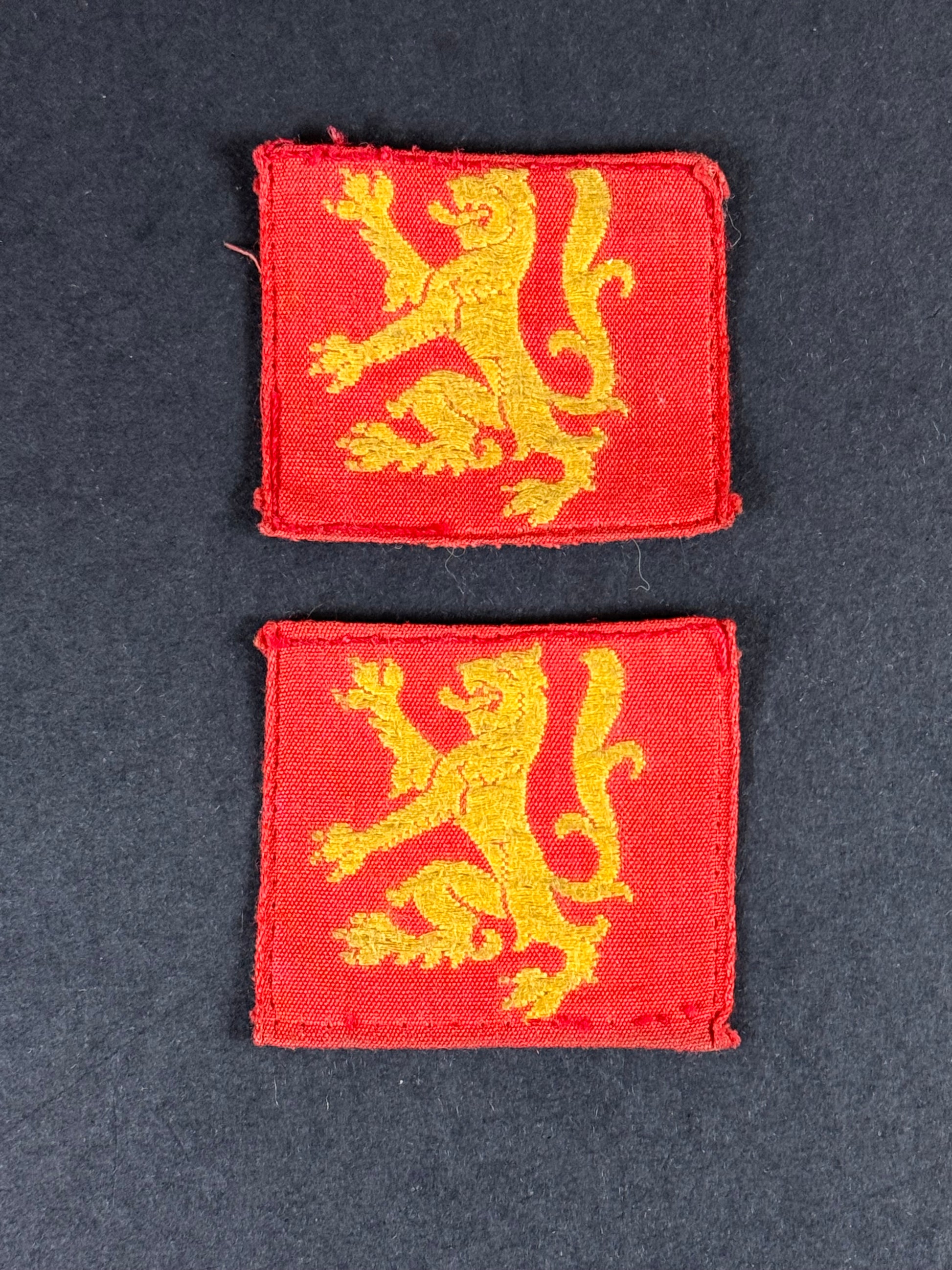 Photo 1 of WW2 British Army Headquarters Scottish Command Formation Signs - collectible militaria item