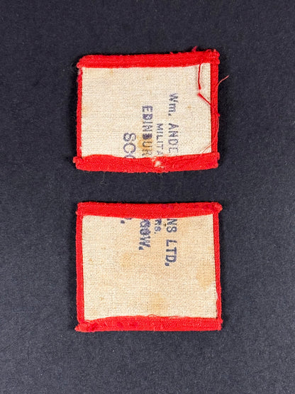 Photo 2 of WW2 British Army Headquarters Scottish Command Formation Signs - collectible militaria item