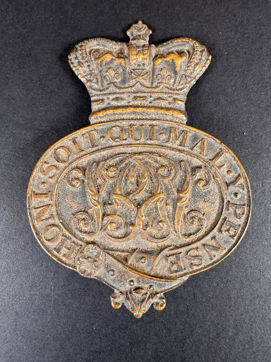 Photo 1 of Victorian British Army Grenadier Guards Valise Badge - collectible militaria item