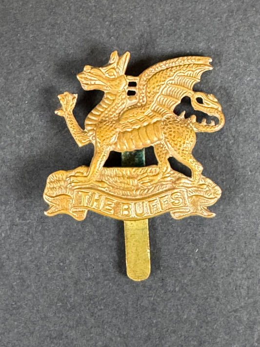 WW1 British Army Royal East Kent Regiment (The Buffs) Cap Badge