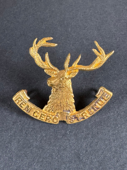 Photo 1 of WW1 New Zealand Army 10th Mounted Rifles Cap Badge ANZAC NZEF - collectible militaria item