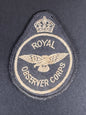 Photo 1 of WW2 British Royal Observer Corps Breast Badge - collectible militaria item