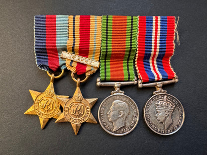 Photo 1 of WW2 British 1st Army Africa Campaign Miniature Medals - collectible militaria item