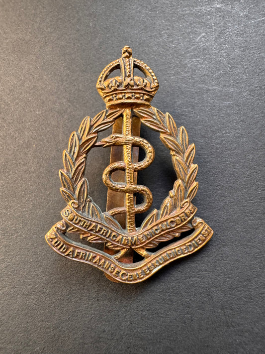 Photo 1 of WW1 South African Army Medical Corps Cap Badge - collectible militaria item
