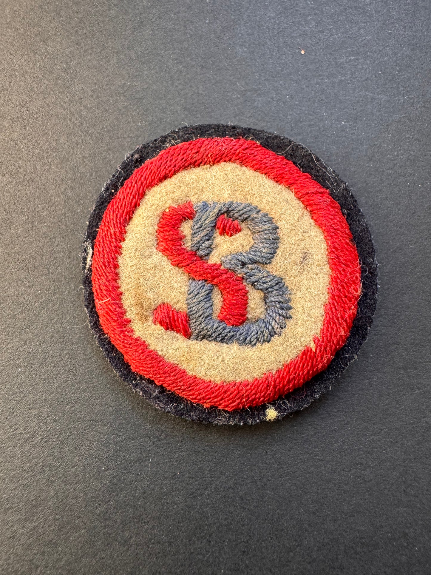 Photo 1 of Boer War Victorian British Army Volunteers Stretcher Bearers Arm Badge SB - collectible militaria item