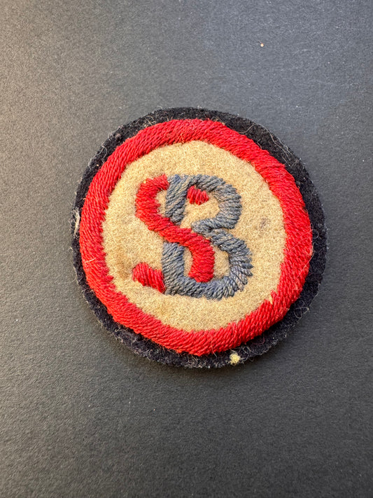 Photo 1 of Boer War Victorian British Army Volunteers Stretcher Bearers Arm Badge SB - collectible militaria item