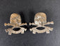 Photo 1 of WW2 British Army 17th / 21st Lancers Uniform Collar Badges - collectible militaria item