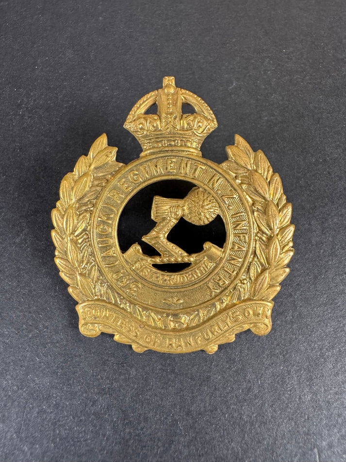 WW1 New Zealand Army 3rd (Auck) Regiment N.Z. Infantry Cap Badge ANZAC ...