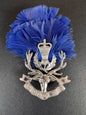 Photo 1 of After WW2 British Army Queens Own Highlanders Anodised Cap Badge - collectible militaria item