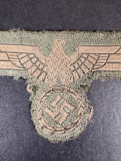 Photo 3 of WW2 German Army M36 Tunic Breast Eagle - collectible militaria item