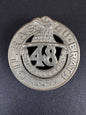 Photo 1 of WW2 Canadian Army 48th Highlanders Glengarry Cap Badge - collectible militaria item