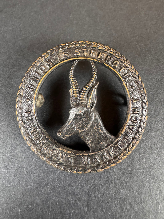 Photo 1 of WW1 South African Army Infantry Cap Badge - collectible militaria item